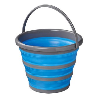 Opvouwbare emmer, 10 liter, blauw