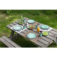 Bo-Camp - Bekers - 100% Melamine - &Oslash; 8,5 cm - Aqua - 4 stuks