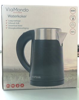 Waterkoker Via Mondo, 0,8ltr, snoerloos, 800W