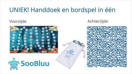 SooBluu sneldrogende microvezel reishanddoek &ndash; rPET- 100 x 160 Game