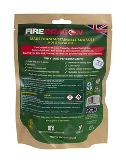 Fire Dragon - Brandstof - Solid fuel - Waterproof - 6 Stuks