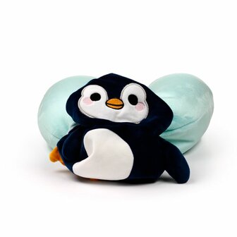 Swapseazzz Adoramals Pinguin 2-in-1 Pluche Reiskussen