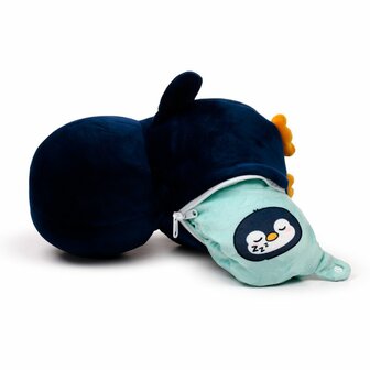 Swapseazzz Adoramals Pinguin 2-in-1 Pluche Reiskussen