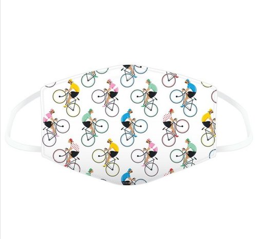 Mondkapje racefietsers /wielrenners