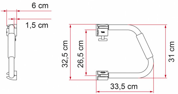  Fiamma Instapbeugel Security 31