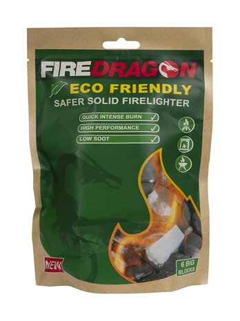Fire Dragon - Brandstofblokjes - Solid fuel - Waterproof - 6 Stuks