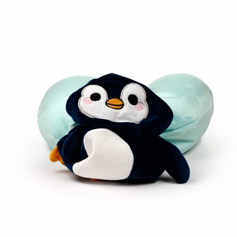 Swapseazzz Adoramals Pinguin 2-in-1 Pluche Reiskussen