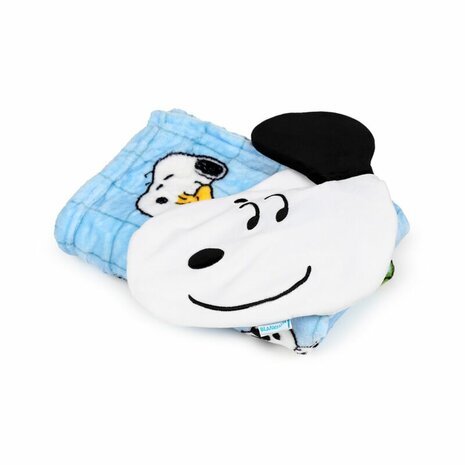 Knuffel & Reisdeken 2-in-1 Snoopy & Woodstock