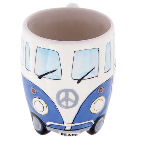 VW bus blauw