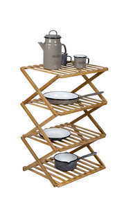 Campingkastje Bo-Camp - Urban Outdoor legkast bamboe