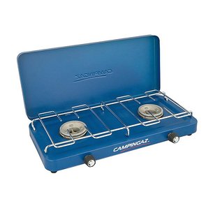 Gaskomfoor - Campingaz- 2-Pits - 2x 1600 Watt met deksel 