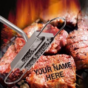 Grill Steak Brandijzer met letters