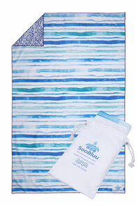 SooBluu sneldrogende microvezel reishanddoek – rPET- 100 x 160 Calm