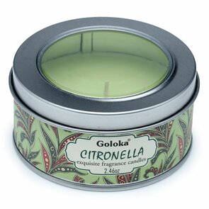 Citronella geurkaars in blik