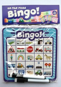 Auto Bingo - op de achterbank