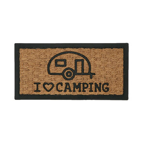Deurmat 'I love camping' 50 x 25 Kokosvezel. 