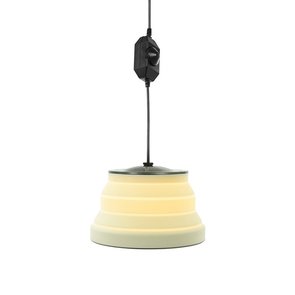 Hanglamp, opvouwbaar LED, silicone wit
